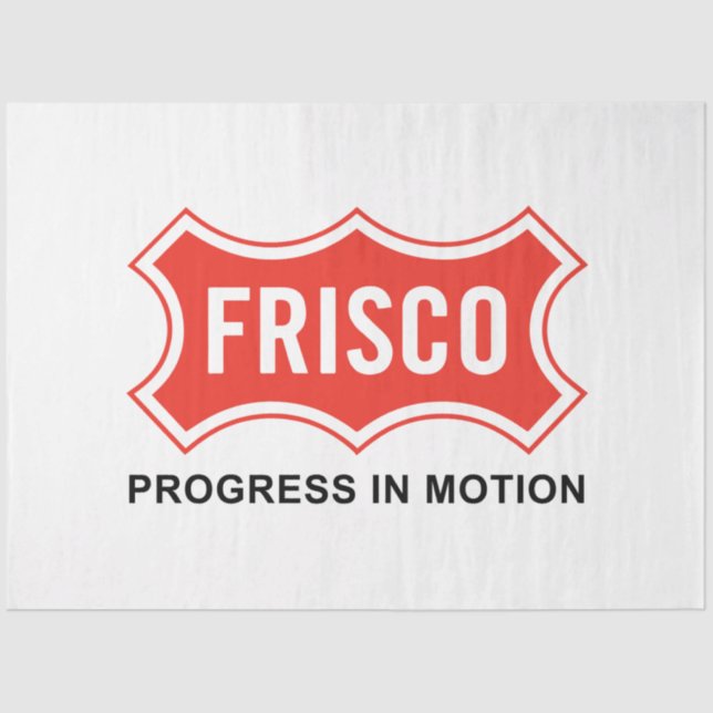 Flag of Frisco (Texas City) Tissue Paper (Front)