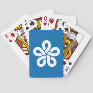 Flag of Fukuoka Prefecture, Japan Playing Cards