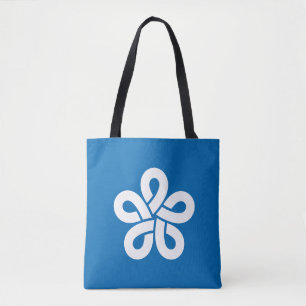 Flag of Fukuoka Prefecture, Japan Tote Bag