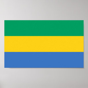 Flag of Gabon Poster