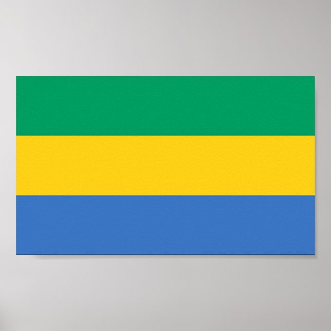 Flag of Gabon Poster (Front)