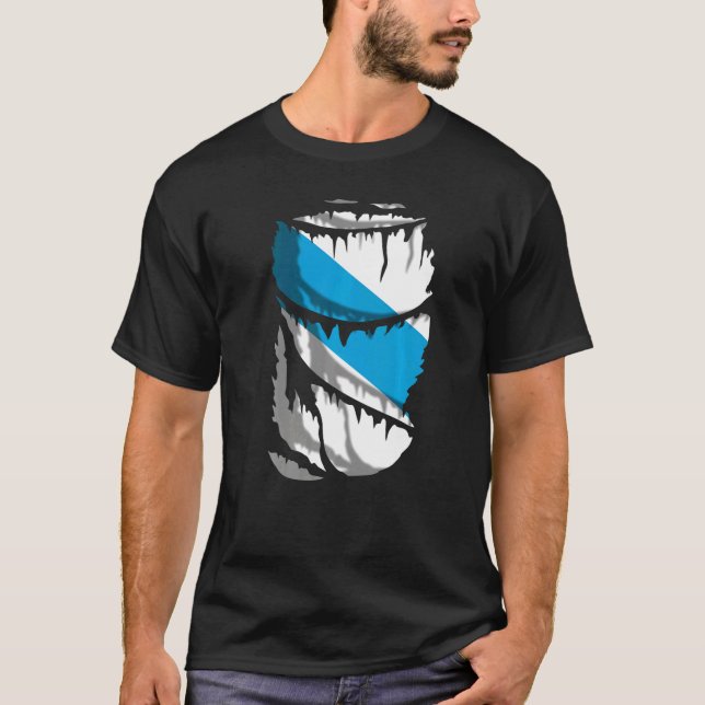 Flag Of Galicia T-Shirt (Front)