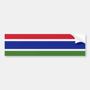 Flag of Gambia Bumper Sticker