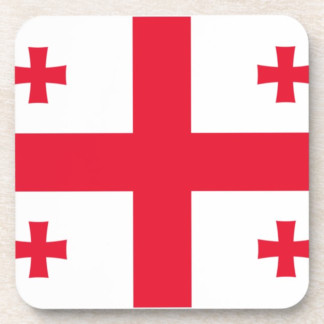 Flag of Georgia Coaster (Front)