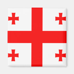 Flag of Georgia (country) Magnet