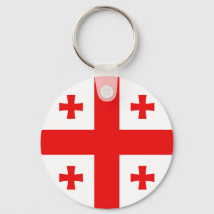 Flag of Georgia Key Ring