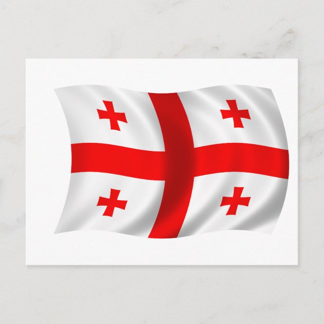 Flag of Georgia Postcard (Front)