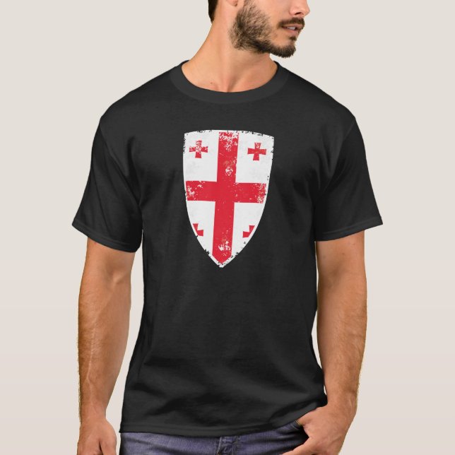 Flag of Georgia T-Shirt (Front)