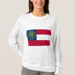 Flag of Georgia (US State) T-Shirt