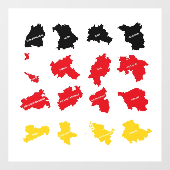 Flag of German States (Sheet)