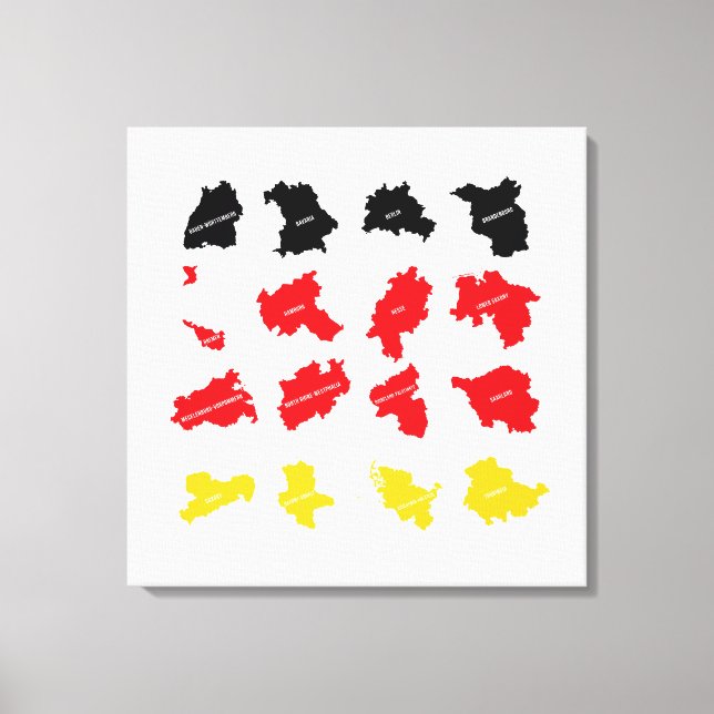 Flag of German States Canvas Print (Front)