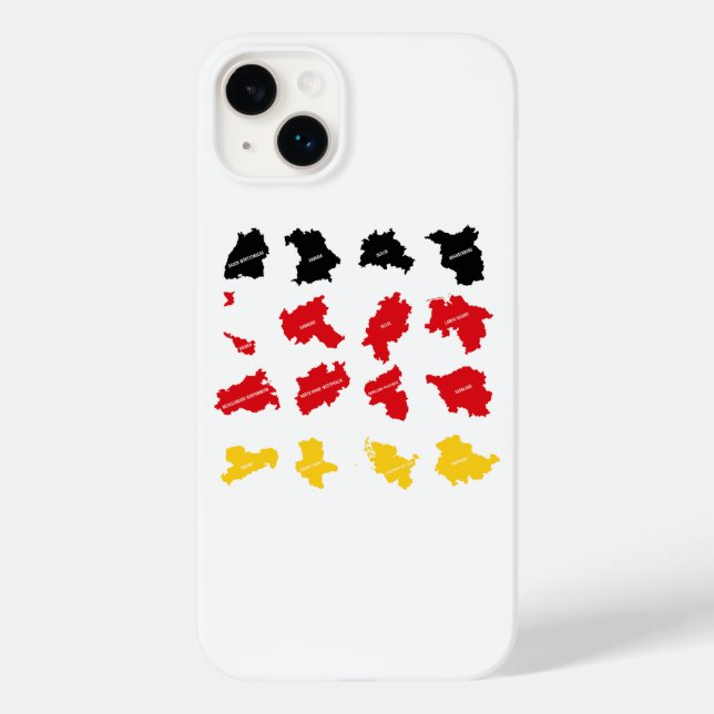 Flag of German States Case-Mate iPhone Case (Back)