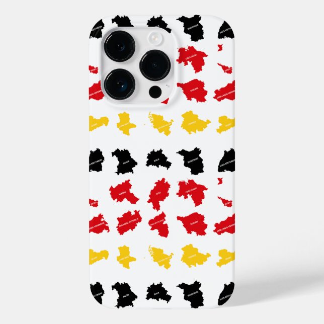 Flag of German States Case-Mate iPhone Case (Back)