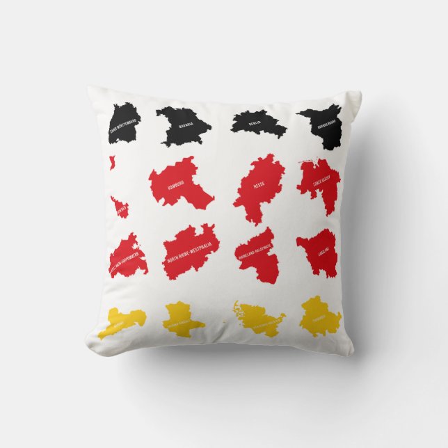 Flag of German States Cushion (Front)