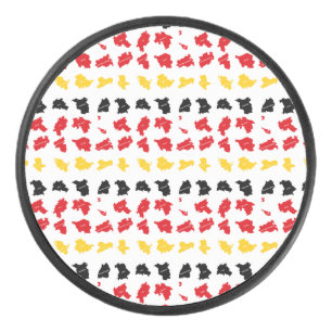 Flag of German States Hockey Puck