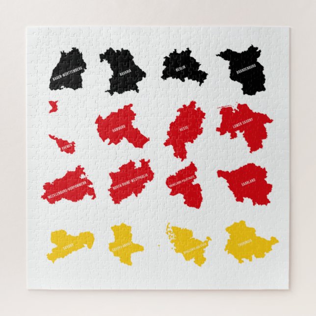 Flag of German States Jigsaw Puzzle (Vertical)