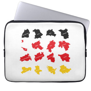 Flag of German States Laptop Sleeve