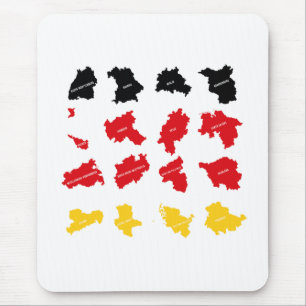 Flag of German States Mouse Pad