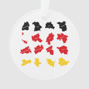 Flag of German States Ornament