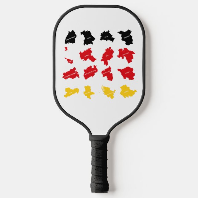 Flag of German States Pickleball Paddle (Front)
