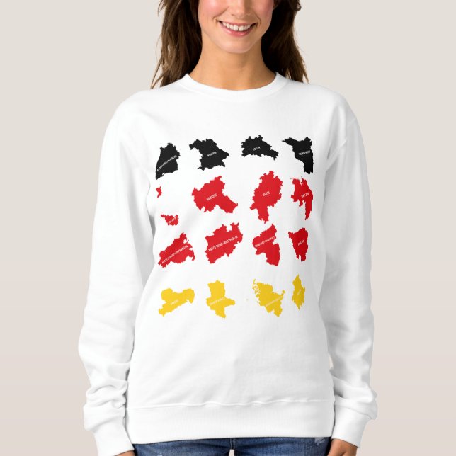 Flag of German States Sweatshirt (Front)