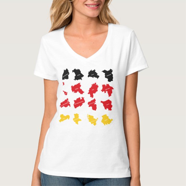 Flag of German States T-Shirt (Front)