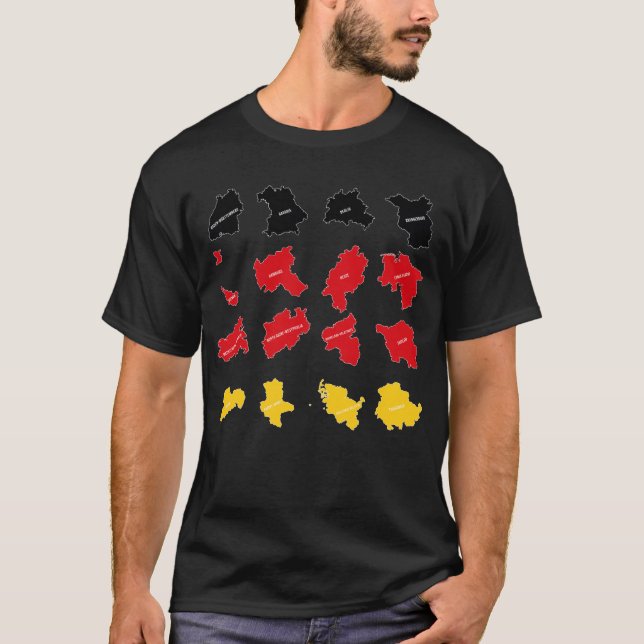 Flag of German States T-Shirt (Front)