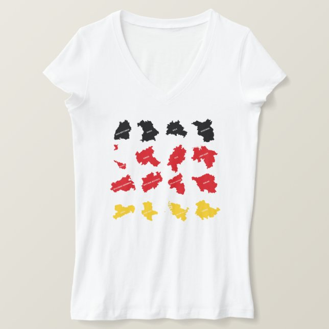 Flag of German States T-Shirt (Design Front)