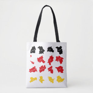 Flag of German States Tote Bag