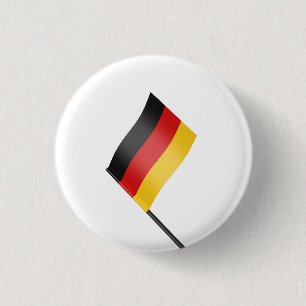 Flag of Germany 3 Cm Round Badge