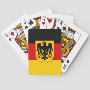 Flag of Germany - Bundesdienstflagge Playing Cards