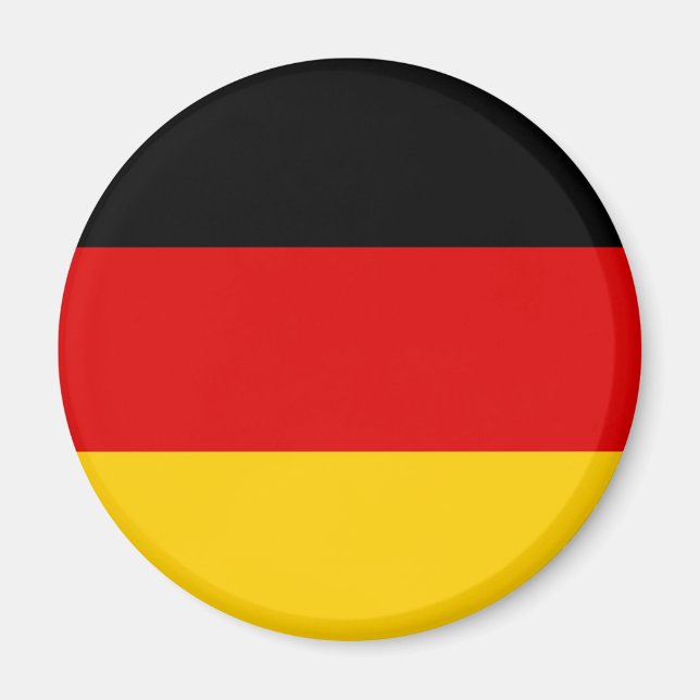 Flag of Germany - Bundesflagge und Handelsflagge Magnet (Front)