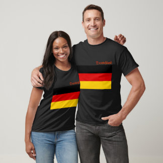 Flag of Germany custom-cut T-Shirt