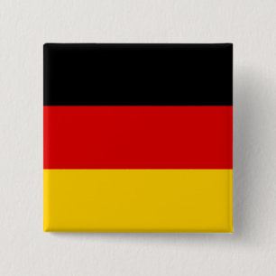 Flag of Germany (Deutschland) 15 Cm Square Badge