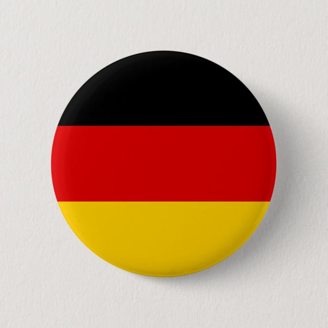 Flag of Germany (Deutschland) 6 Cm Round Badge (Front)