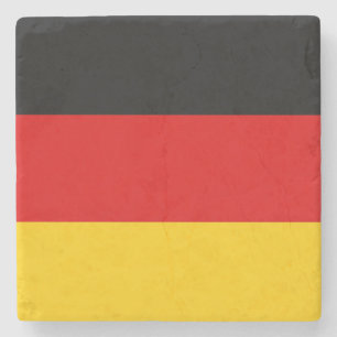 Flag of Germany (Deutschland) Stone Coaster