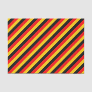 Flag of Germany Inspired Coloured Stripes Pattern Tissue Paper