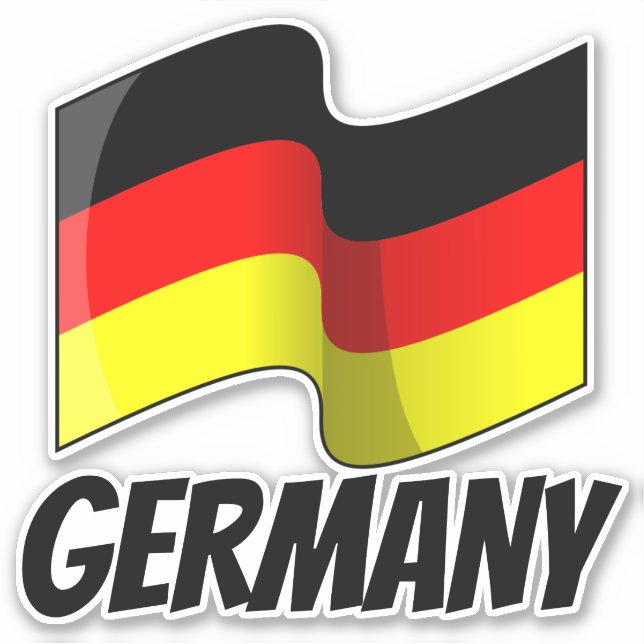 Flag of Germany, labelled  (Front)