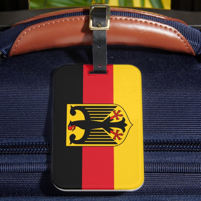 Flag of Germany Luggage Tag (Front Insitu 2)