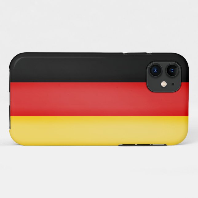 Flag of Germany Schwarz Rot Gold Patriotic Colours Case-Mate iPhone Case (Back (Horizontal))