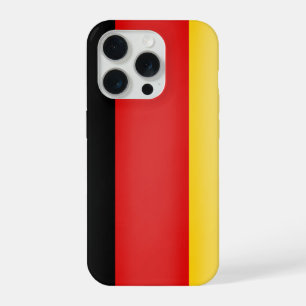 Flag of Germany Schwarz Rot Gold Patriotic Colours iPhone 15 Pro Case