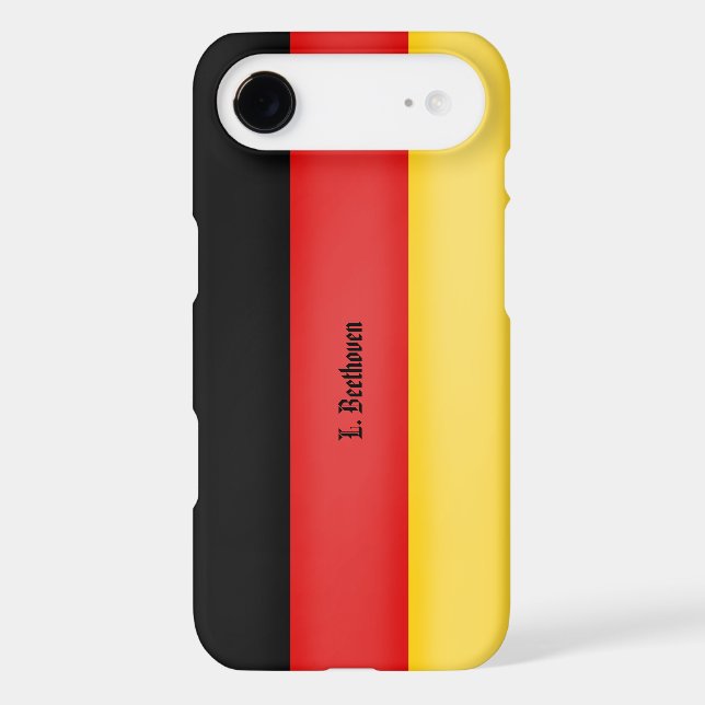Flag of Germany Schwarz Rot Gold Personalised Case (Back)