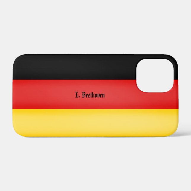 Flag of Germany Schwarz Rot Gold Personalised Case-Mate iPhone Case (Back (Horizontal))