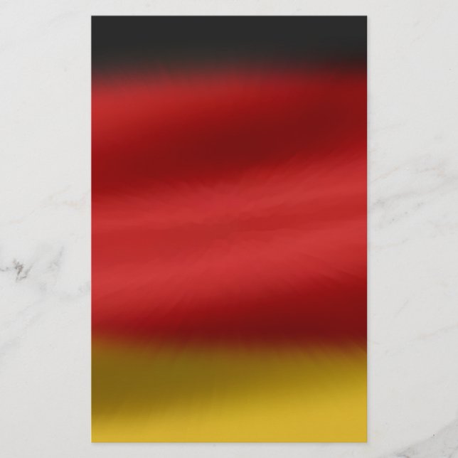 Flag of Germany Stationery (Front)
