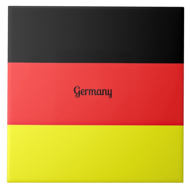 Flag of Germany Tile (Front)