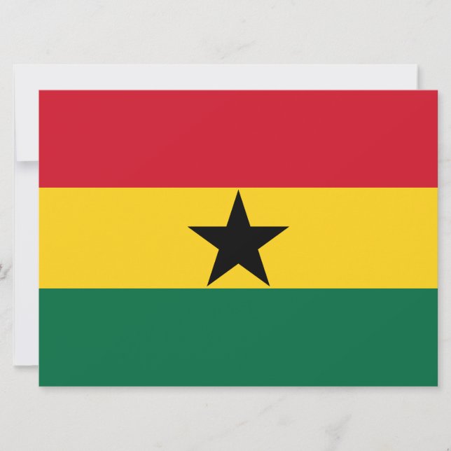 Flag of Ghana Card (Front)