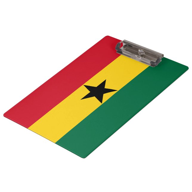 Flag of Ghana Clipboard (Angled)