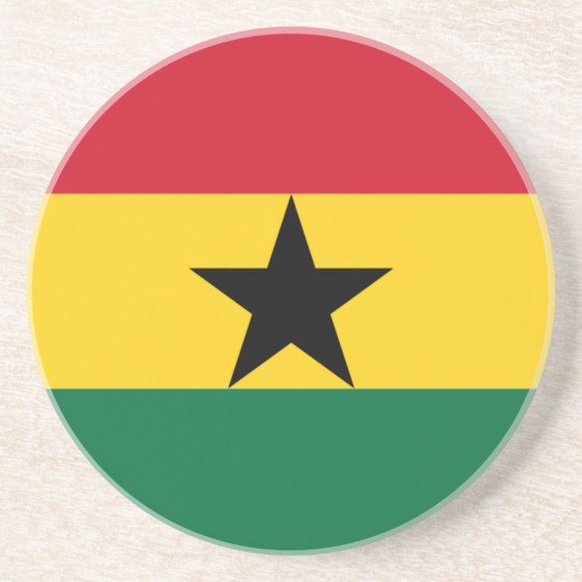 Flag of Ghana Coaster (Front)
