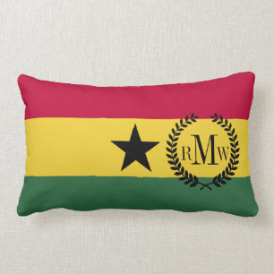 Flag of Ghana Lumbar Cushion