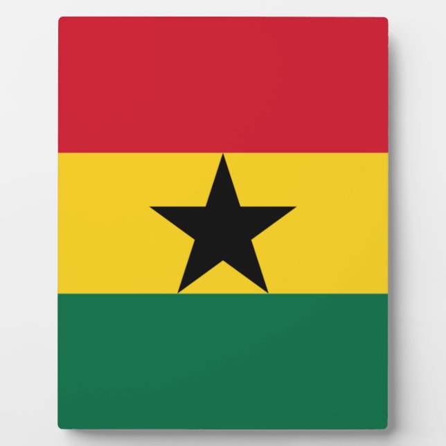 Flag of Ghana Plaque (Front)